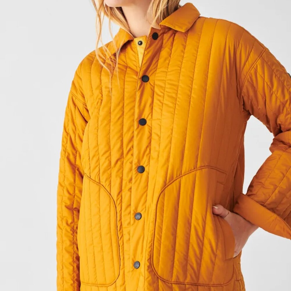 Faherty Women's Atmosphere Brook Jacket, Amber, Sz Small - NWT